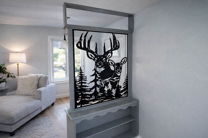 plasma-cut design Book Shelve 1