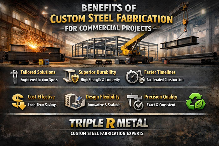 Benefits of Custom Steel Fabrication for Commercial Projects