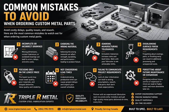 Common Mistakes to Avoid When Ordering Custom Metal Parts